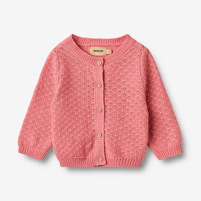 Wheat Main Knit Cardigan Magnella Cardigan 9568 soft pink