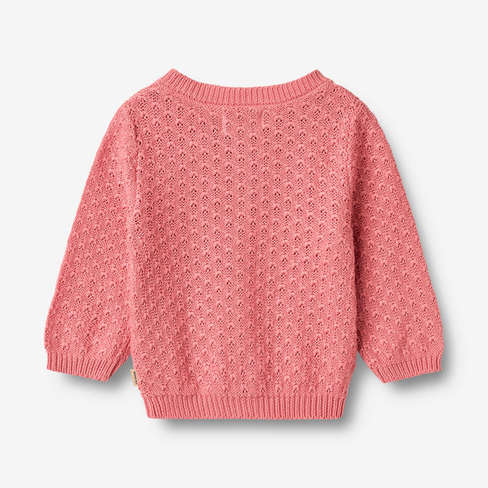 Wheat Main Knit Cardigan Magnella Cardigan 9568 soft pink
