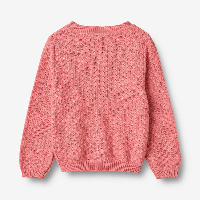 Wheat Main Knit Cardigan Magnella Cardigan 9568 soft pink