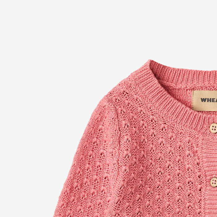 Wheat Main Knit Cardigan Magnella Cardigan 9568 soft pink