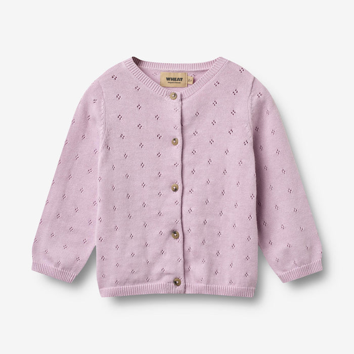 Wheat Main Knit Cardigan Maia Cardigan 1346 lavender