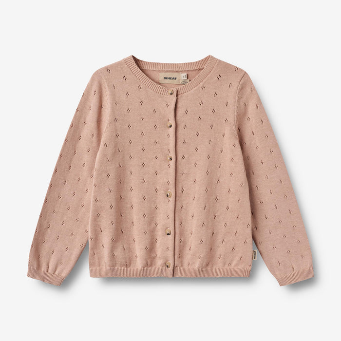Wheat Main Knit Cardigan Maia Knitted Tops 1157 moonlight rose