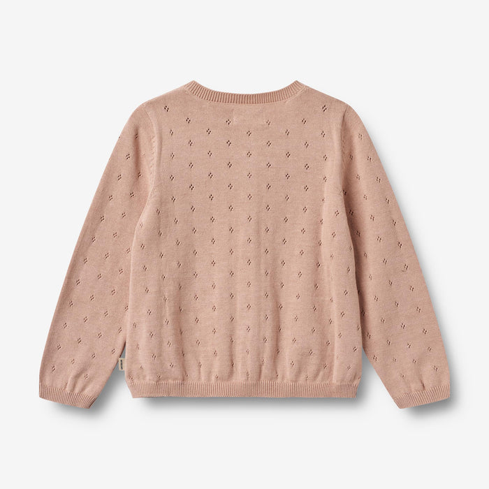 Wheat Main Knit Cardigan Maia Knitted Tops 1157 moonlight rose