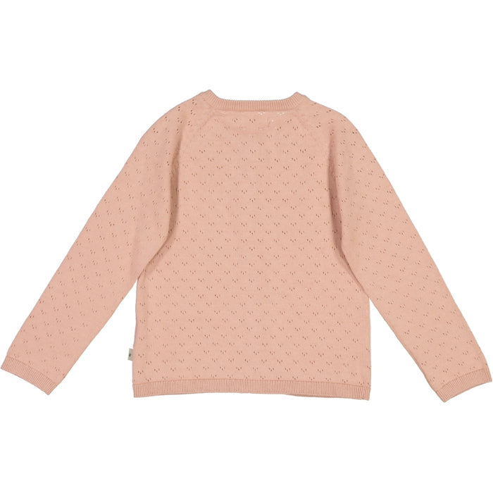 Wheat Main Knit Cardigan Maja Knitted Tops 2270 misty rose