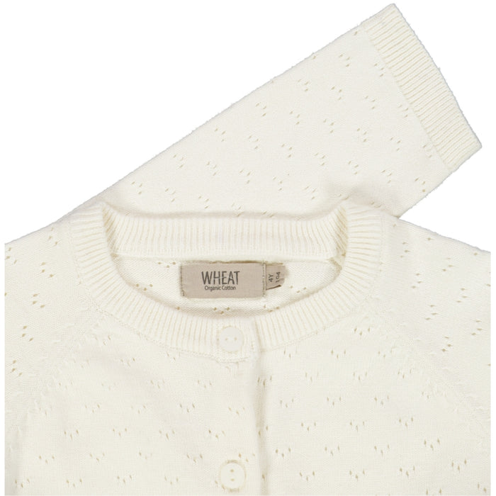 Wheat Main Knit Cardigan Maja Knitted Tops 3182 ivory