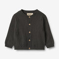 Wheat Main Knit Cardigan Siggi Knitted Tops 1180 raven
