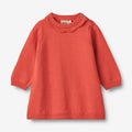 Wheat Main Knit Dress Nannie Dress 1123 candy red
