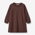 Wheat Main Knit Dress Nannie Dress 3118 eggplant