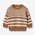 Wheat Main Knit Pullover Jan | Baby Knitted Tops 5073 caramel