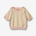 Wheat Main Knit Top S/S Malvina Top 3336 sandshell