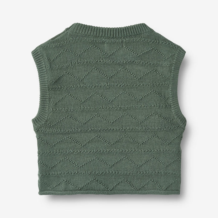 Wheat Main Knit Vest Bobby Knitted Tops 9550 duck green