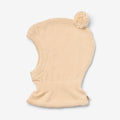 Wheat Outerwear Knitted Balaclava Pomi Accessory 9562 offwhite melange