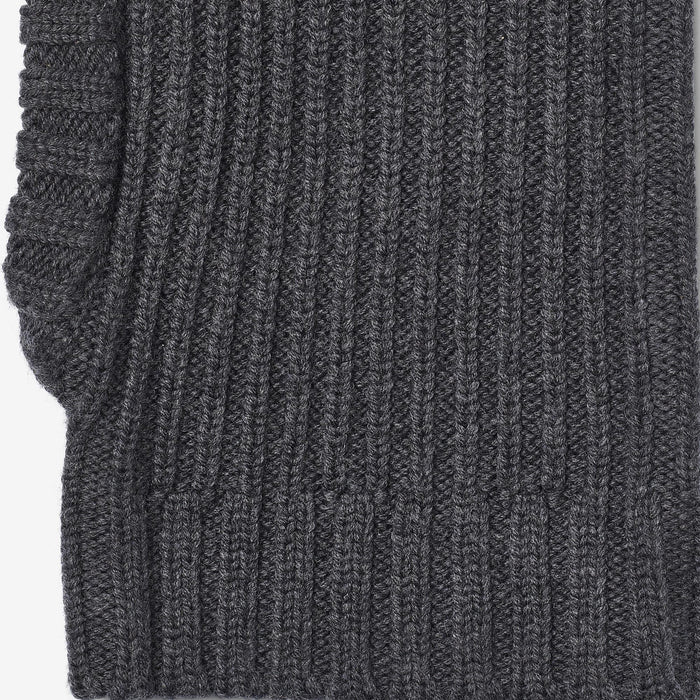 Wheat Outerwear Knitted Balaclava Woolao Accessory 0064 charcoal melange