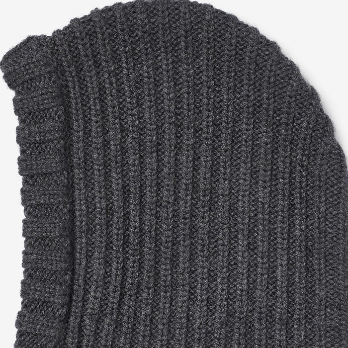 Wheat Outerwear Knitted Balaclava Woolao Accessory 0064 charcoal melange