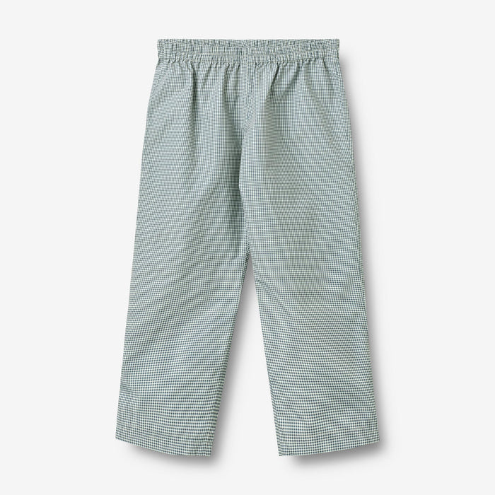 Wheat Outerwear Lightweight Shell Trousers Vand Trousers 1306 blue check