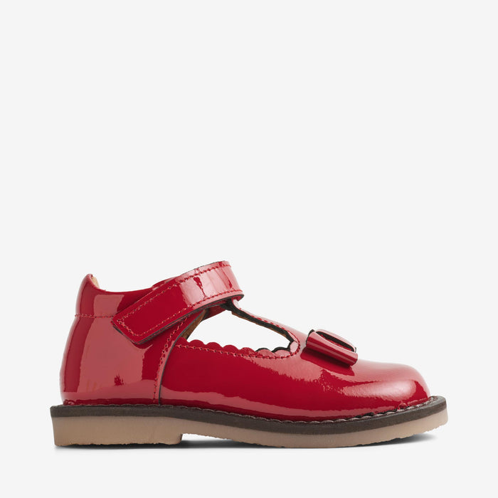 Wheat Footwear Mary Jane Lucia Shoe 9697 red cherry