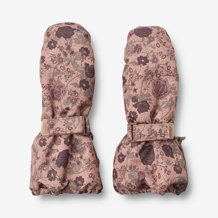 Wheat Outerwear Mittens Tech Outerwear acc. 2474 rose dawn flowers