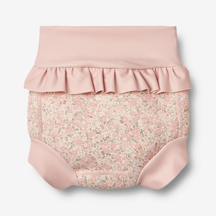 Wheat Main Neoprene Swim Pants Rita Swimwear 9427 ivory flower meadow