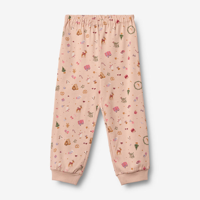 Wheat Main Nightwear Picoting Mila Home 9589 rose dust holiday