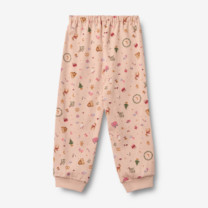 Wheat Main Nightwear Picoting Mila Home 9589 rose dust holiday