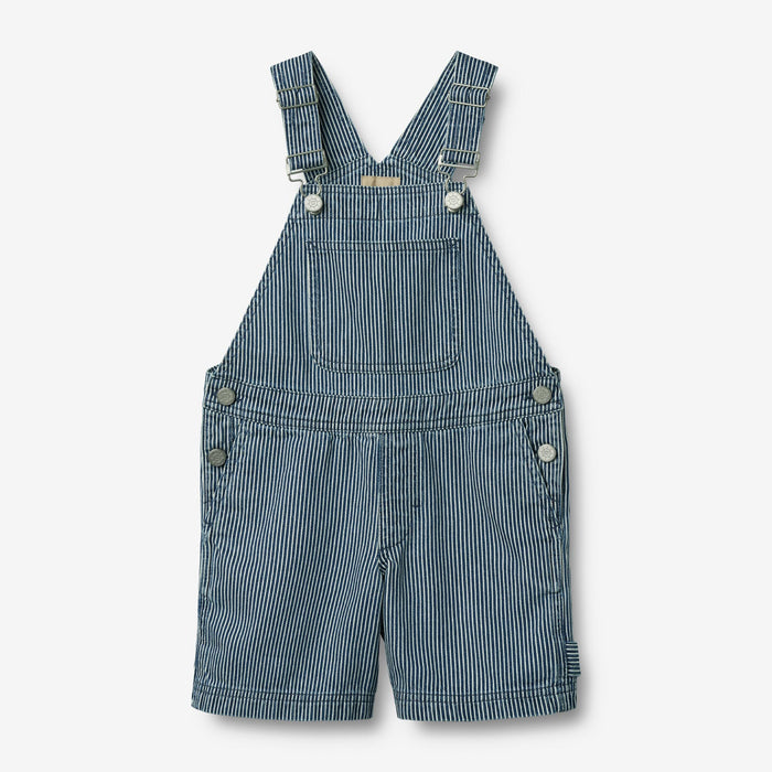 Wheat Main Overalls Shorts Lykke Overall 1185 denim stripe