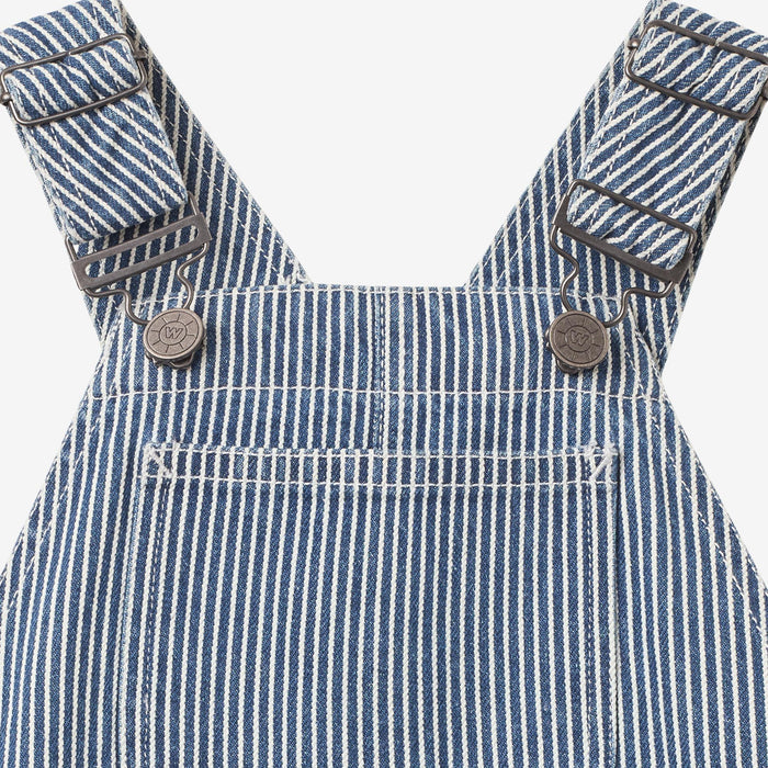 Wheat Main Overalls Shorts Lykke Overall 1185 denim stripe