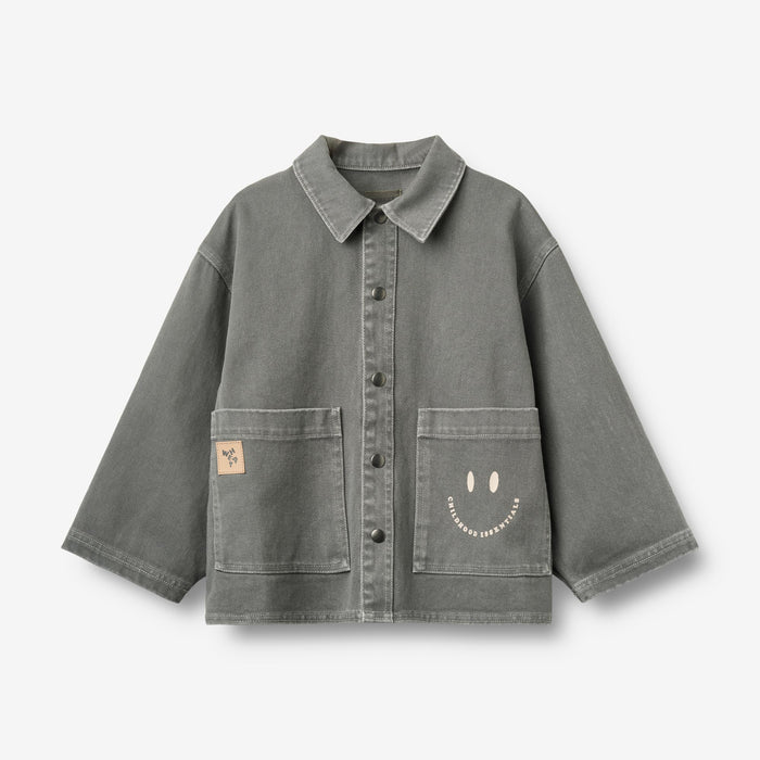Wheat Main Overshirt Cole stitch Shirt 9543 thunder sky