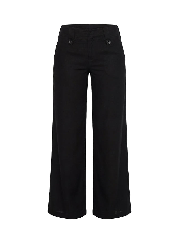 Pedra Wide Leg Pant Black