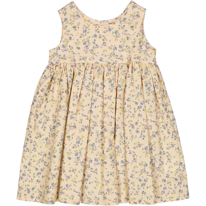 Wheat Main Pinafore Wrinkles Dress 9048 alabaster flowers