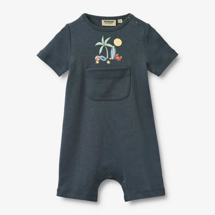Wheat Main Playsuit S/S Per Playsuit 1060 ink