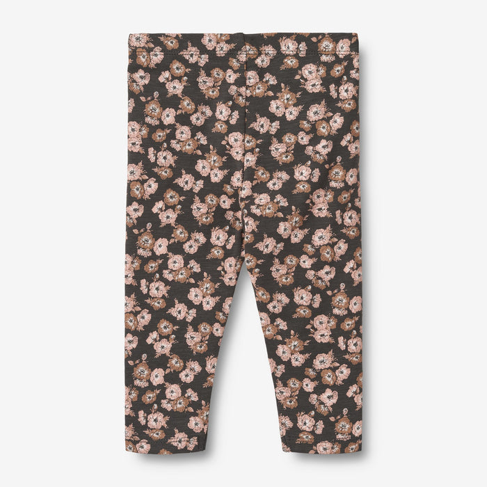 Wheat Main Printed Leggings Jules | Baby Legging 1183 raven anemones