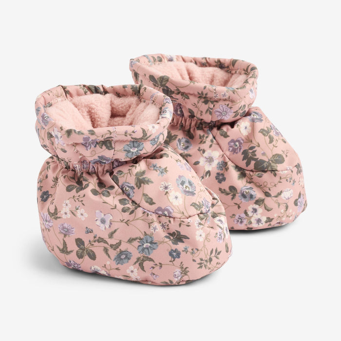 Wheat Outerwear Puffer Baby Booties Fuffa Accessory 9536 rose powder flowers