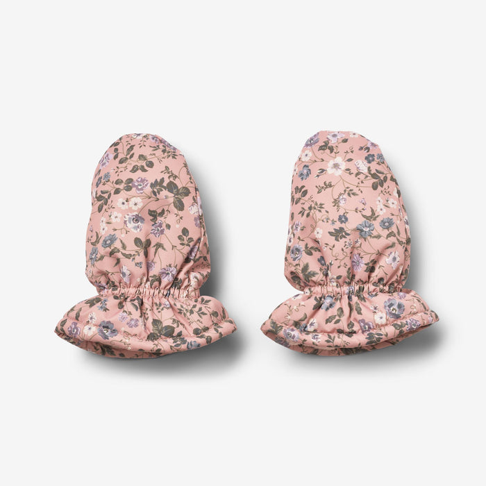 Wheat Outerwear Puffer Baby Mittens Muffu Accessory 9536 rose powder flowers