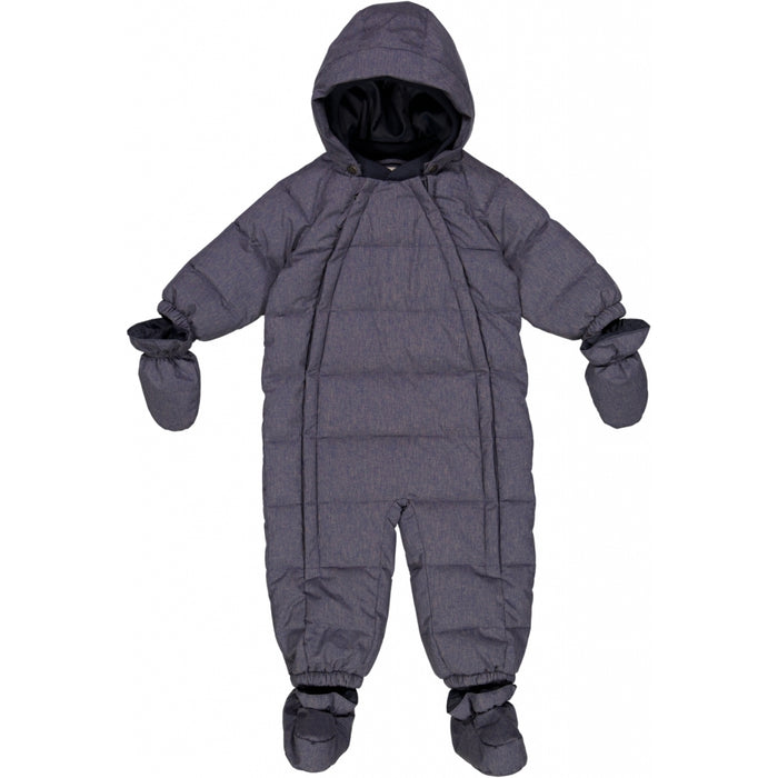Wheat Outerwear Puffer Baby Suit Snowsuit 1118 dark blue melange