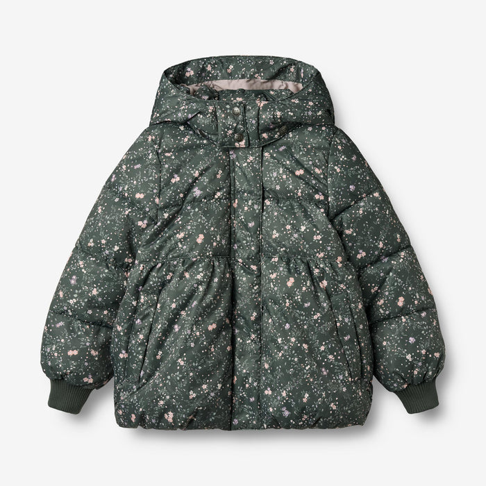 Wheat Outerwear Puffer Jacket Karla Jacket 9533 forest lake checked flowers