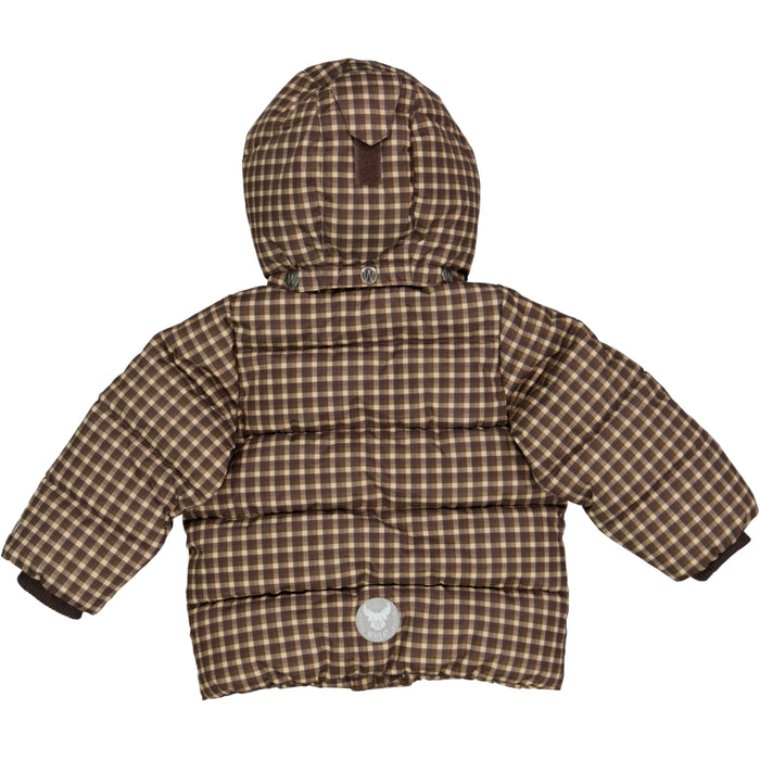Wheat Outerwear Puffer Jacket River Jacket 3001 brown check