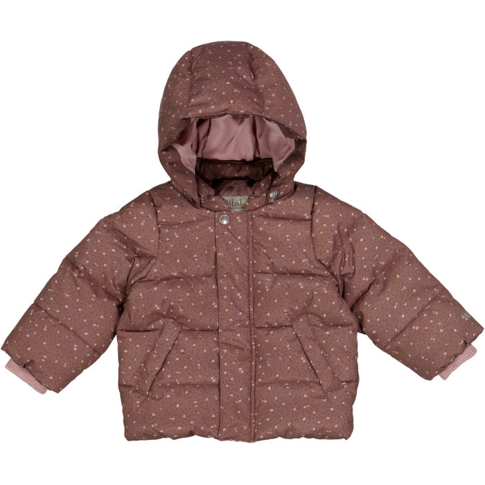 Wheat Outerwear Puffer Jacket River Jacket 2449 powder plum dots