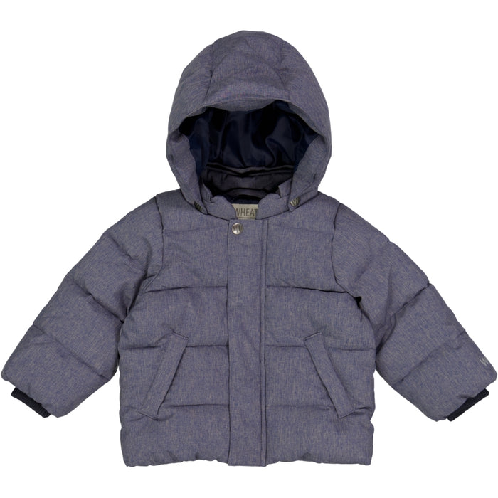 Wheat Outerwear Puffer Jacket River Jacket 1118 dark blue melange