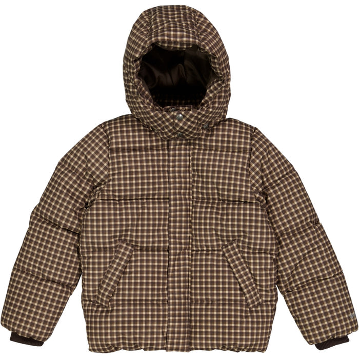 Wheat Outerwear Puffer Jacket River Jacket 3001 brown check