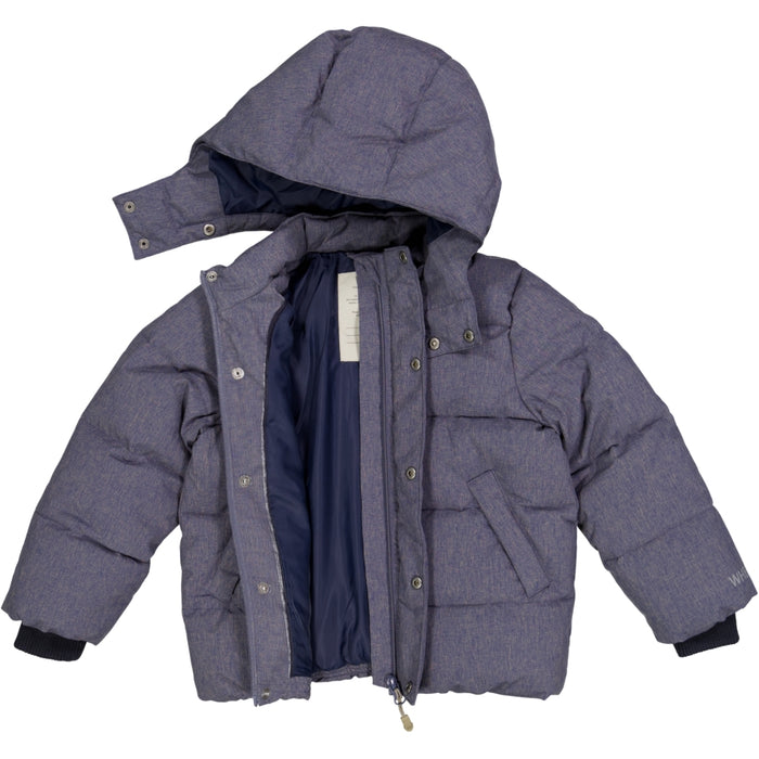 Wheat Outerwear Puffer Jacket River Jacket 1118 dark blue melange