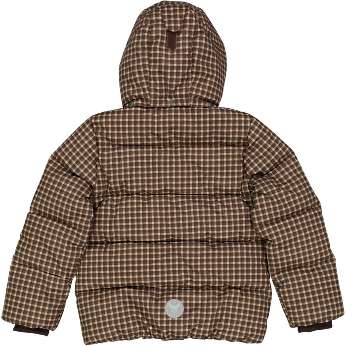 Wheat Outerwear Puffer Jacket River Jacket 3001 brown check