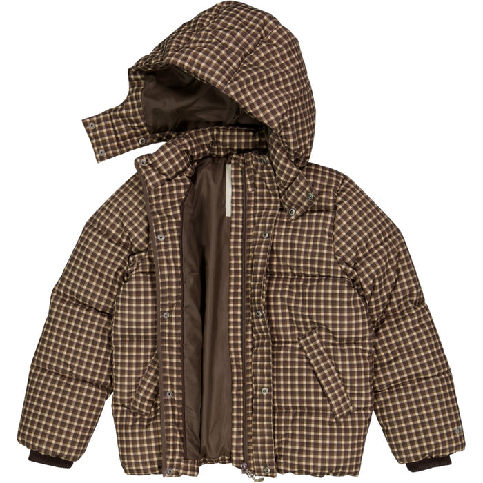 Wheat Outerwear Puffer Jacket River Jacket 3001 brown check