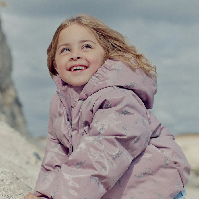 Wheat Outerwear Puffer Jacket Shoore Jacket 9797 lavender flowers