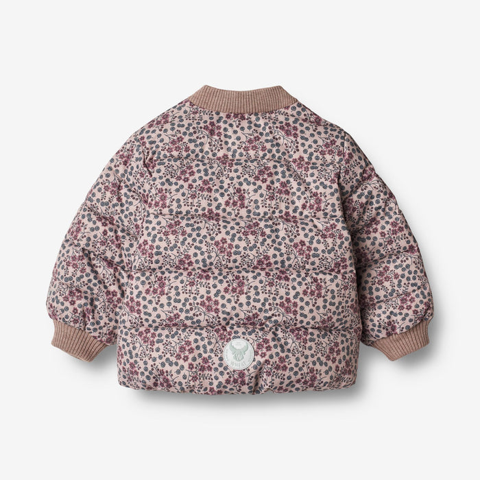 Wheat Outerwear Puffer Jacket Yuri | Baby Jacket 1352 pale lilac berries