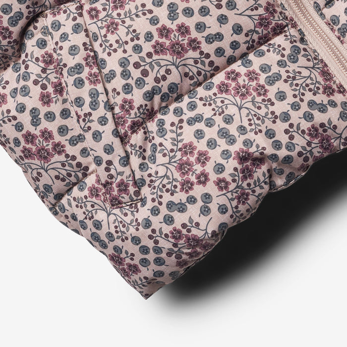 Wheat Outerwear Puffer Jacket Yuri | Baby Jacket 1352 pale lilac berries