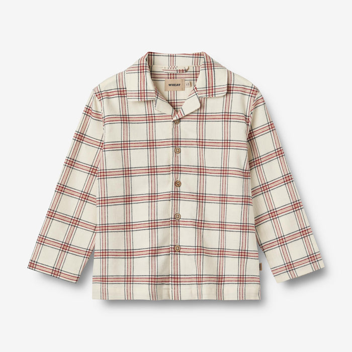 Wheat Main Pyjamas Madison Home 9068 eggshell check