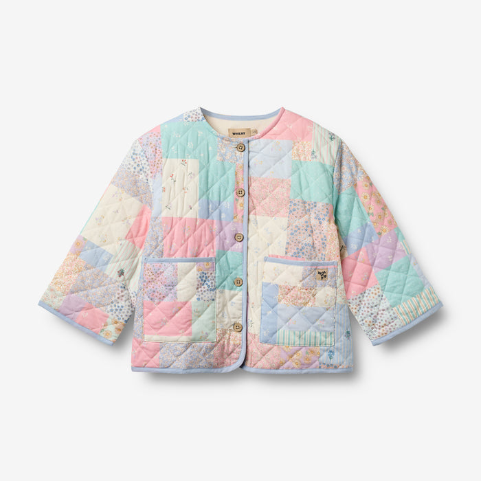 Wheat Main Quilt Jacket Inaja Jacket 9618 patchwork flowers