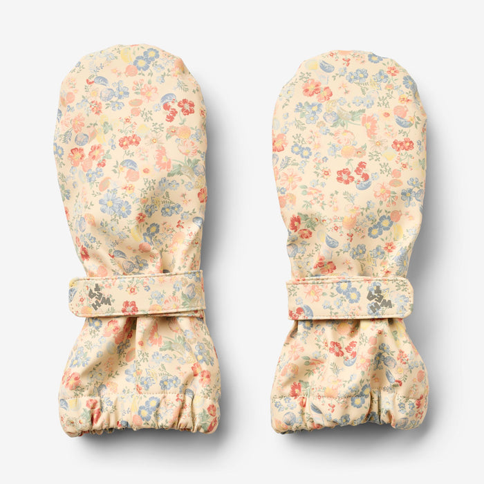 Wheat Outerwear Rain Mittens Rily Accessory 9597 flowers and seashells