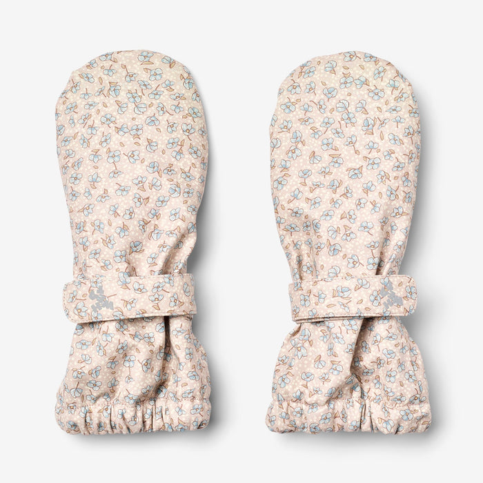 Wheat Outerwear Rain Mittens Rily Accessory 9735 lilac blue flowers