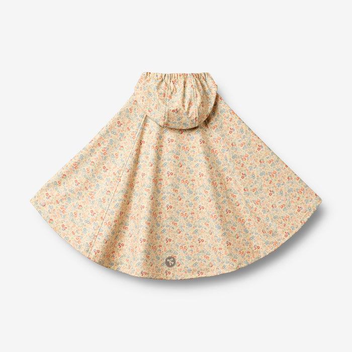 Wheat Outerwear Raincape Drops Jacket 9597 flowers and seashells